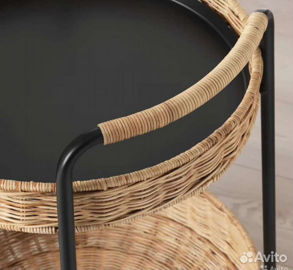 Корзина столик Lubban Луббан Икеа