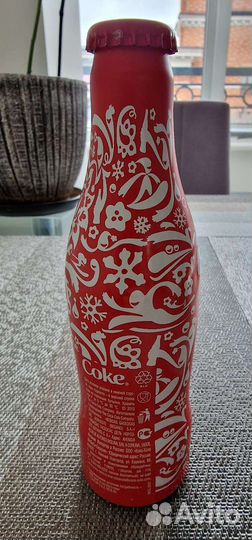 Бутылка алюминиевая Coca Cola Sochi 2014