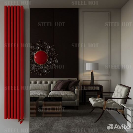 Дизайнерский радиатор отопления Steel