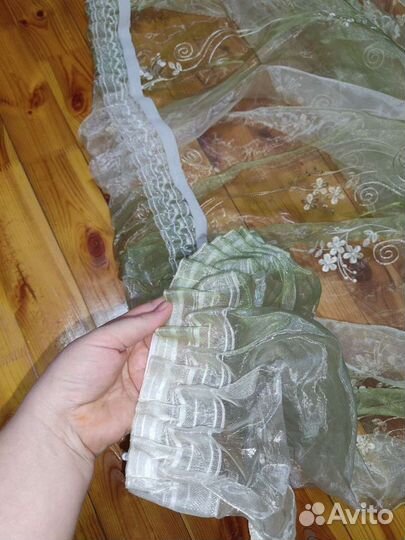 Тюль, штора для балкона