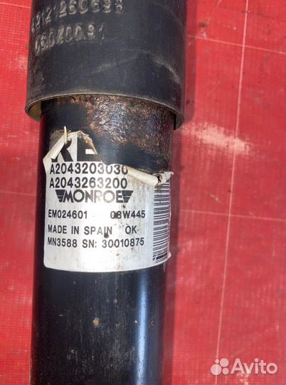 Амортизатор задний Mercedes-Benz C-Class W204