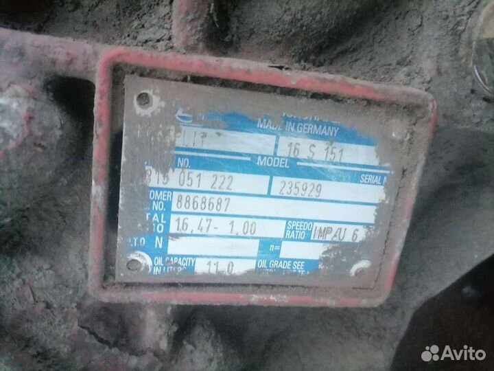 Кпп ZF16s151, зф16s151 на ивеко магирус 420