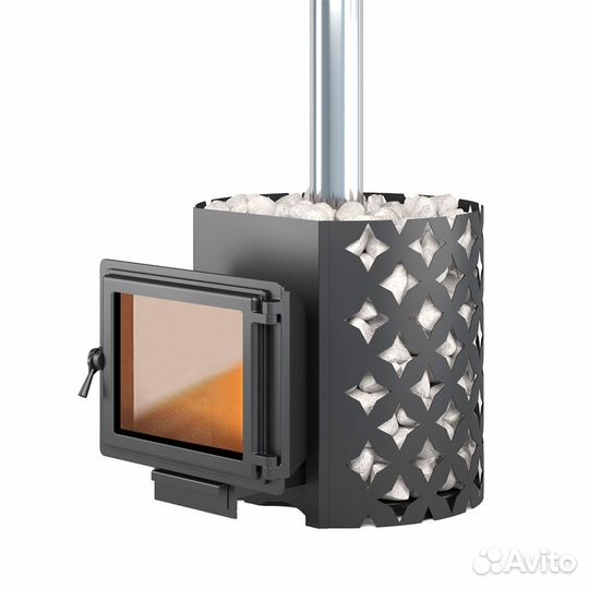 Печь Чугунная этна 24 (Панорама) этна