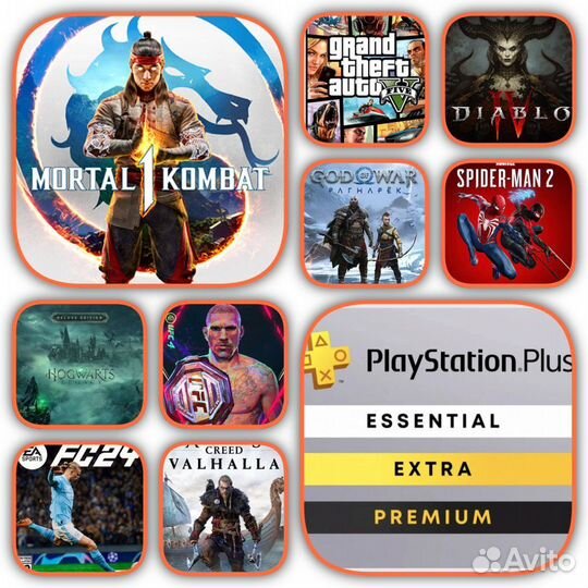 Игры PS4/PS5 PS plus / EA Play