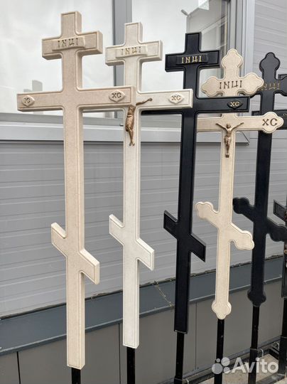 Кресты из «литьевого» мрамора ритуальные услуги