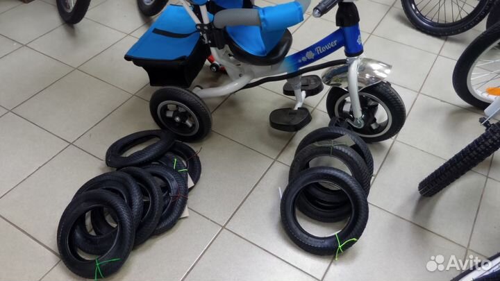 Покрышки к детским трёх колесным велосипедам