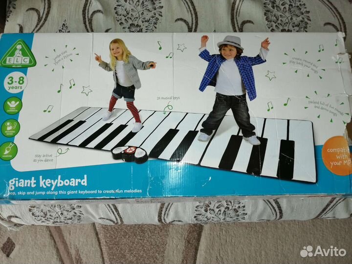 Большое цифровое мягкое пианино