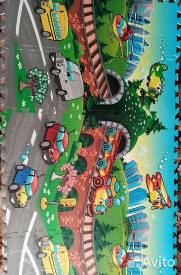 Игровой коврик-пазл