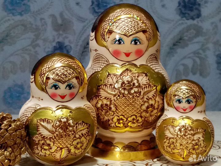 Матрёшка выжженная