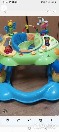 Одам ходунки для малышки музыкальные