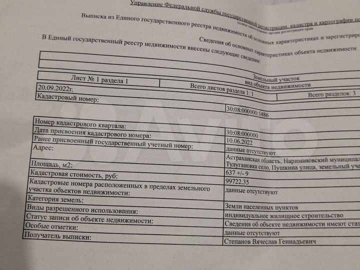 Участок 6 сот. (ИЖС)