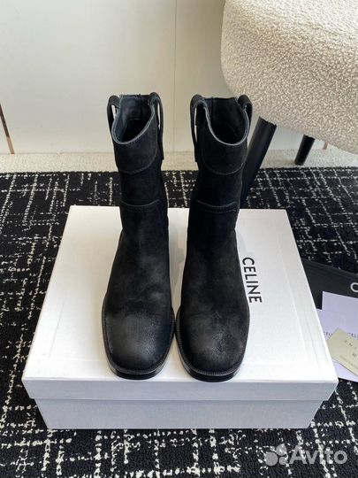 Кожаные сапоги Celine 35-42