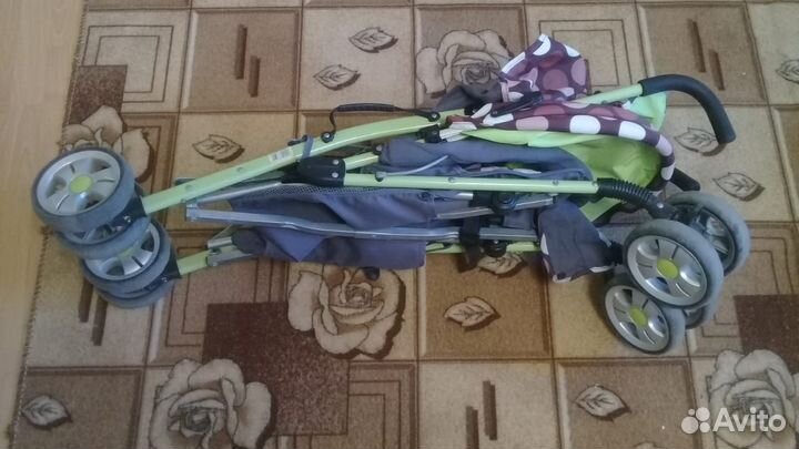 Коляска прогулка трость