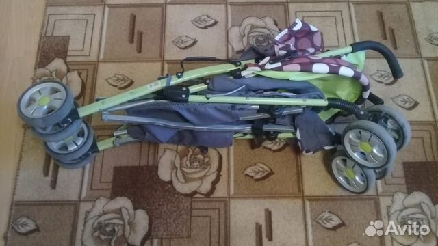 Коляска прогулка трость