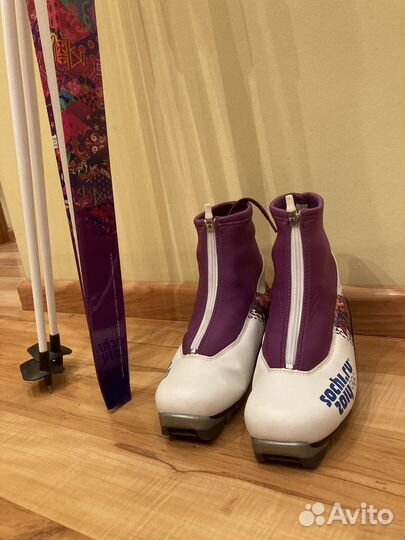 Лыжи Fischer xc 182 ботики на 36-37 Полный ком-кт