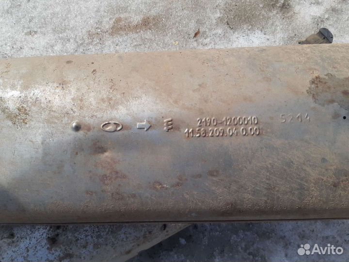 Глушитель резонатор LADA Granta