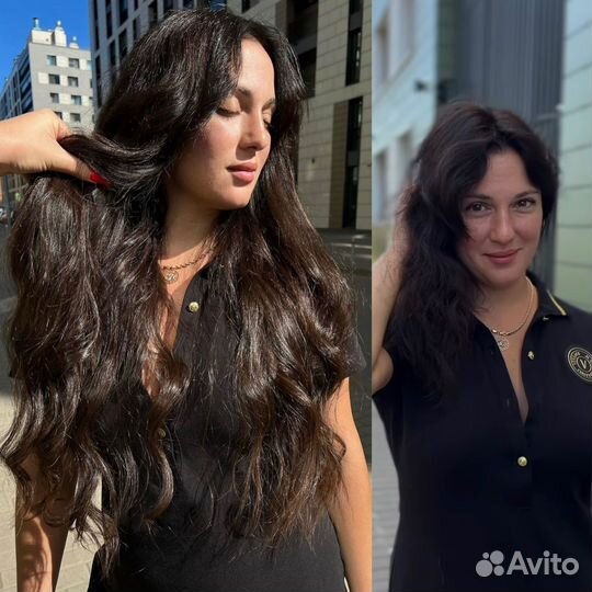 Наращивание волос/Голливуд/Кератин/Ботокс