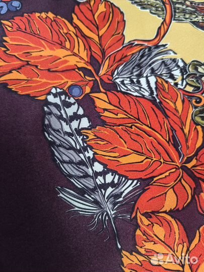 Шелковый платок авторский (натуральный шелк)