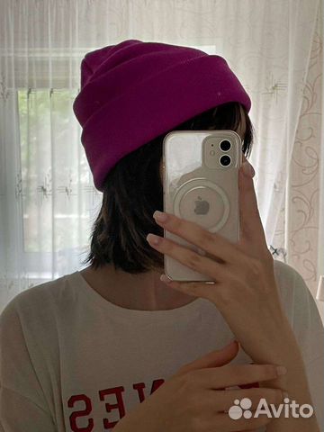 Женская шапка-бини