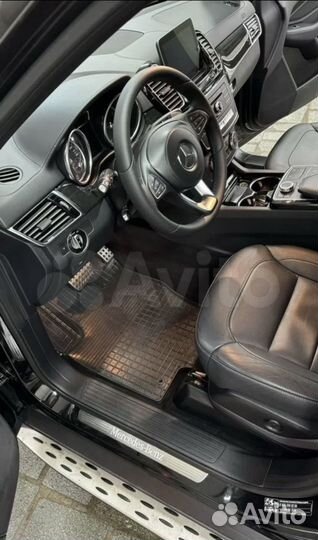 Резиновые тканевые ворсовые коврики Mercedes MB