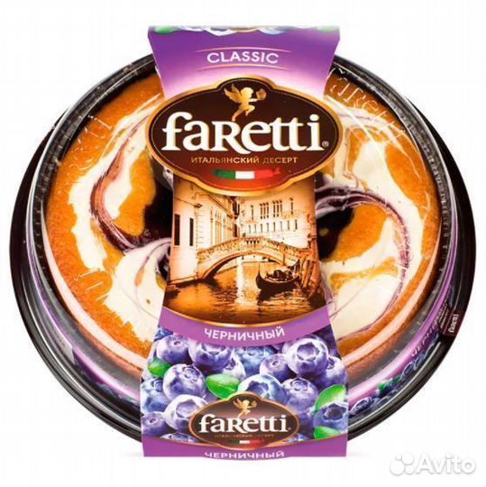 Опт - Торт Faretti Classic Флоренция Черничный 4