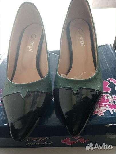 Туфли женские 37 размер натуральная кожа италия