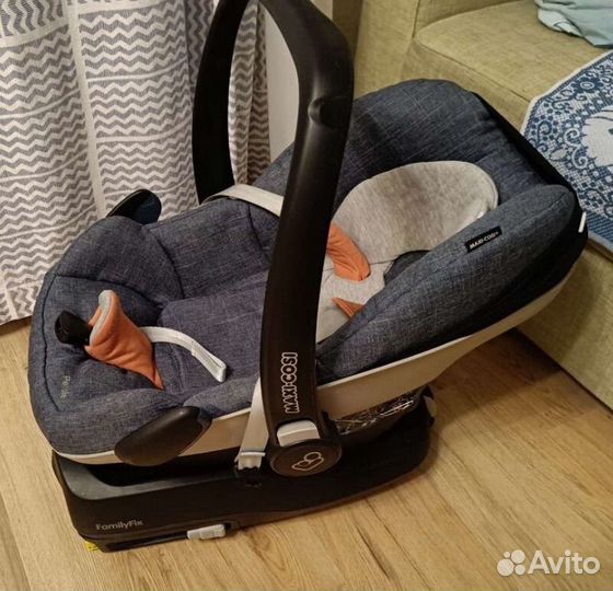 Автолюлька maxi cosi pebble с базой