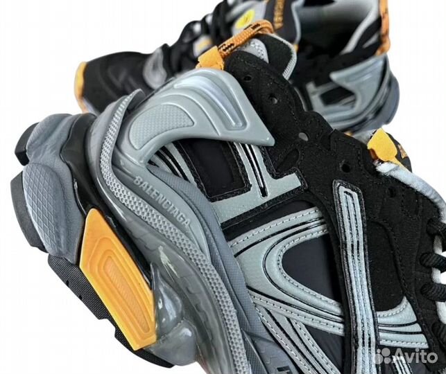 Кроссовки Balenciaga Runner Nylon Grey/Orange