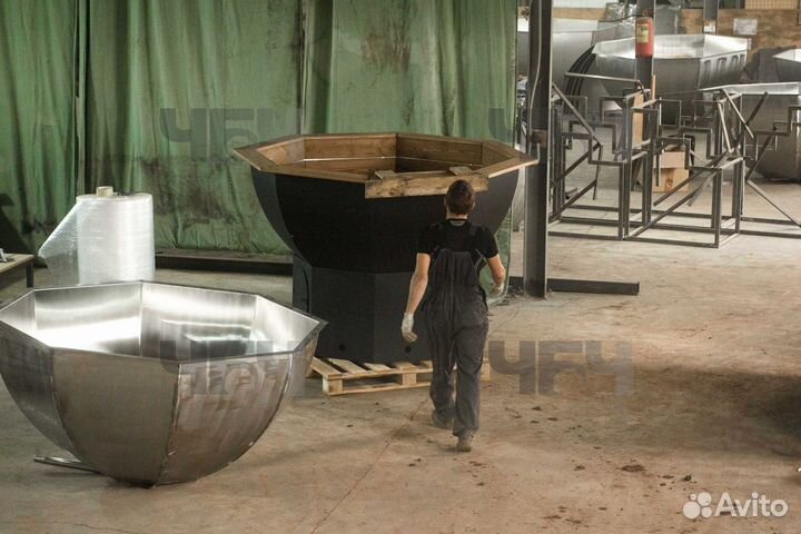 Чан для бани. Купель