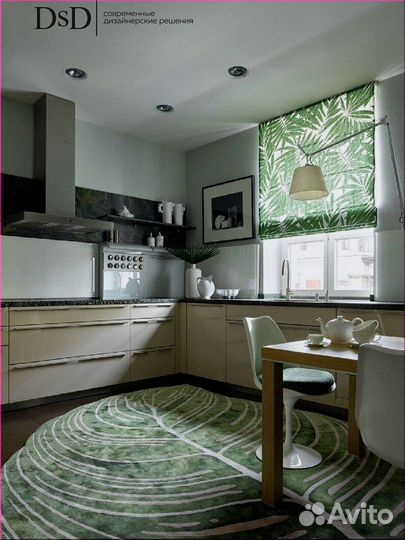 Двойные римские шторы фото в интерьере