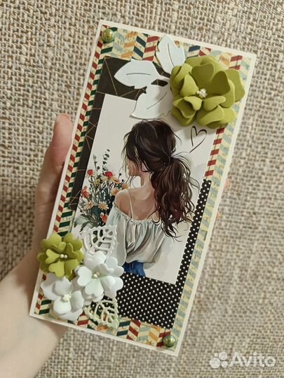 Открытки-конверты ручной работы
