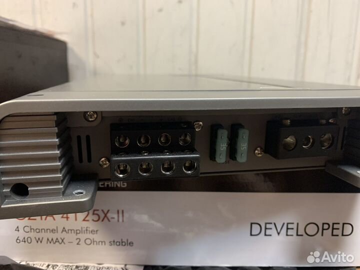 Автомобильный усилитель ground zero gzta 4125X-II