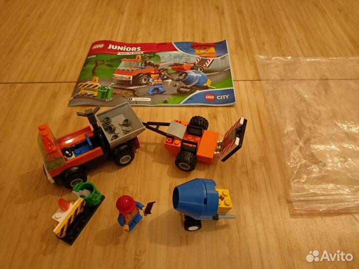 Lego Juniors 10750 ориг. Ремонт дороги