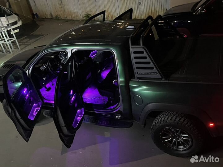 Dodge RAM TRX подсветка салона Amber Light