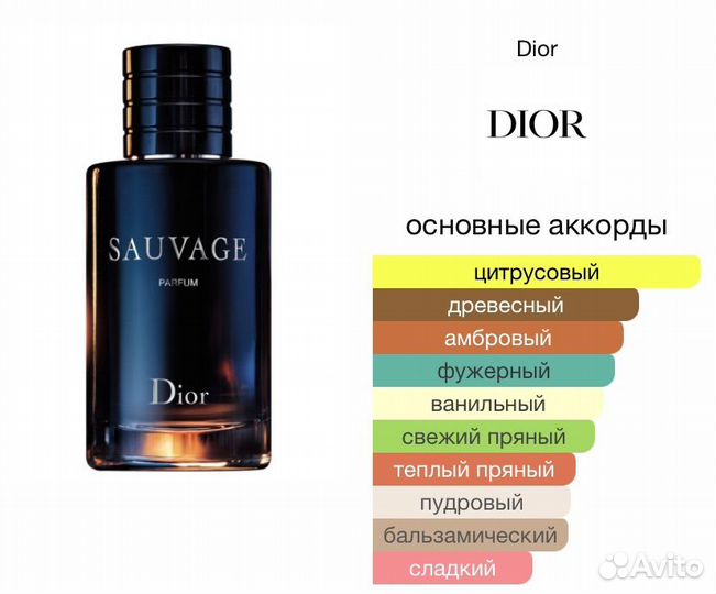 Диор Саваж парфюм мужской Dior Sauvage духи