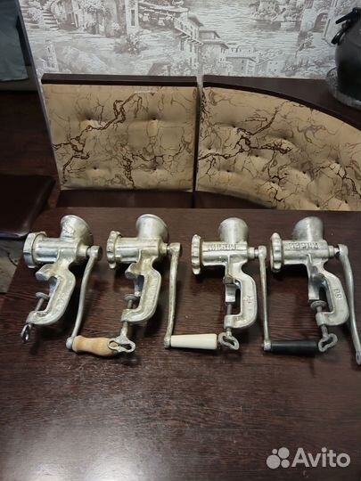 Мясорубка ручная СССР чугунная Касли