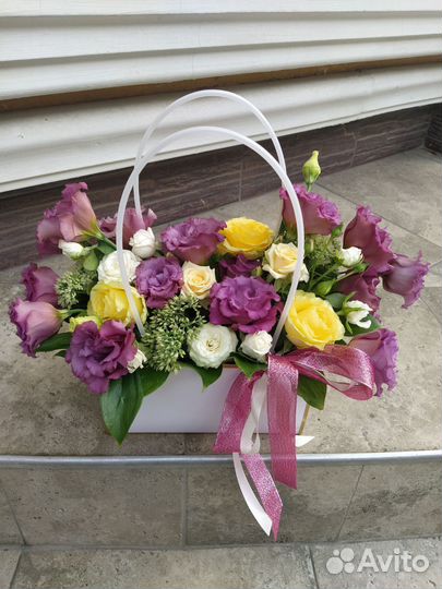 Цветы в коробке