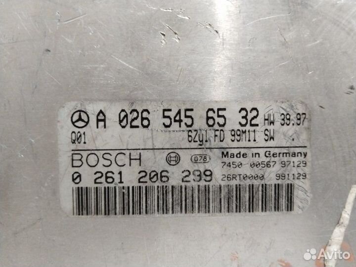 Блок управления двс Mercedes E W210 112.941 1999