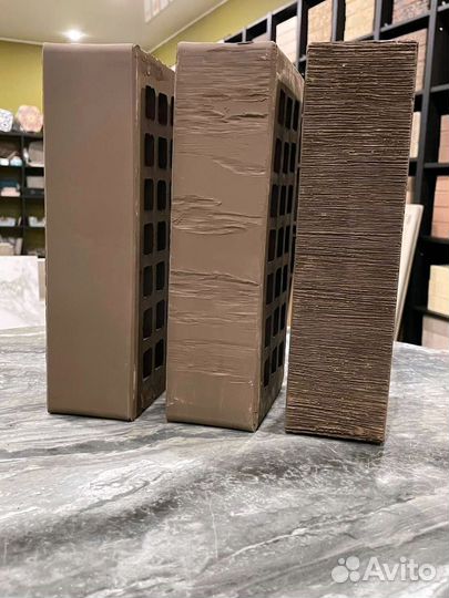 Лицевой кирпич коричневый бархат жкз 1нф