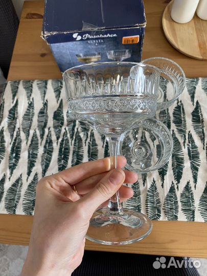 Набор бокалов для шампанского креманки