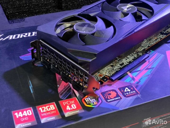 Ядерная тишина amd rx 6700 XT aorus elite