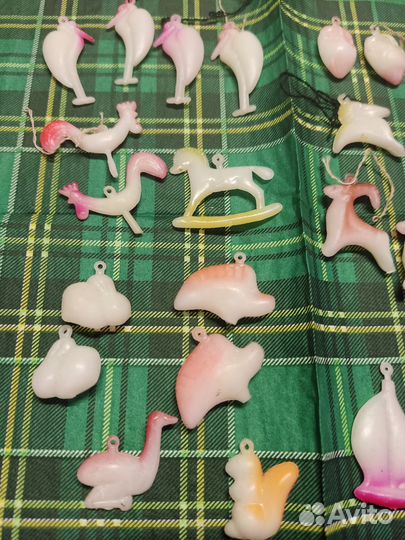 Игрушки для ёлки Малютки пластик