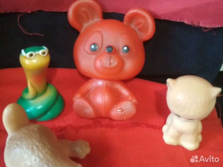 Детские резиновые игрушки СССР (выбор)