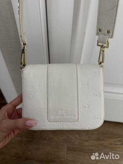 Сумка натуральная кожа белая