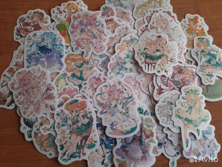 Аниме наклейки стикеры