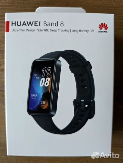 Фитнес-браслет Huawei Band 8, черный