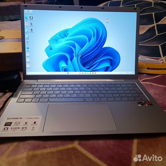 Ноутбук irbis 17NBC2000, новый