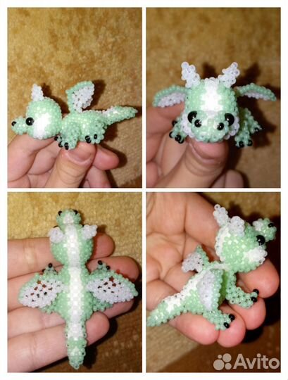 Дракон из бисера