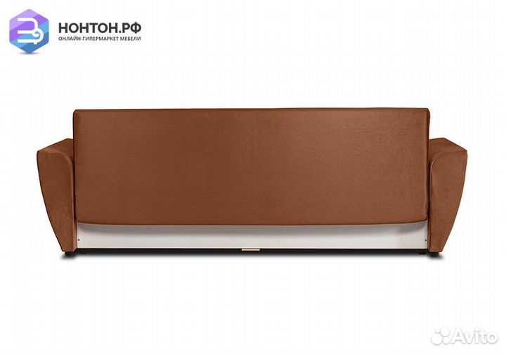 Диван еврокнижка Амстердам темно-коричневый