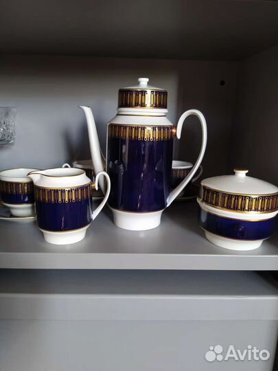 Weimar. Кофейный сервиз гдр